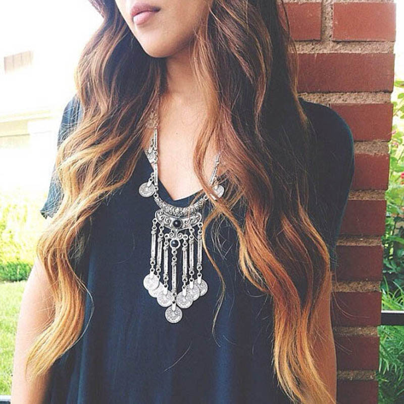 Ethnic Fashion Co In - LOVBEAFAS แฟชั่น Maxi Collier Femme Bijoux