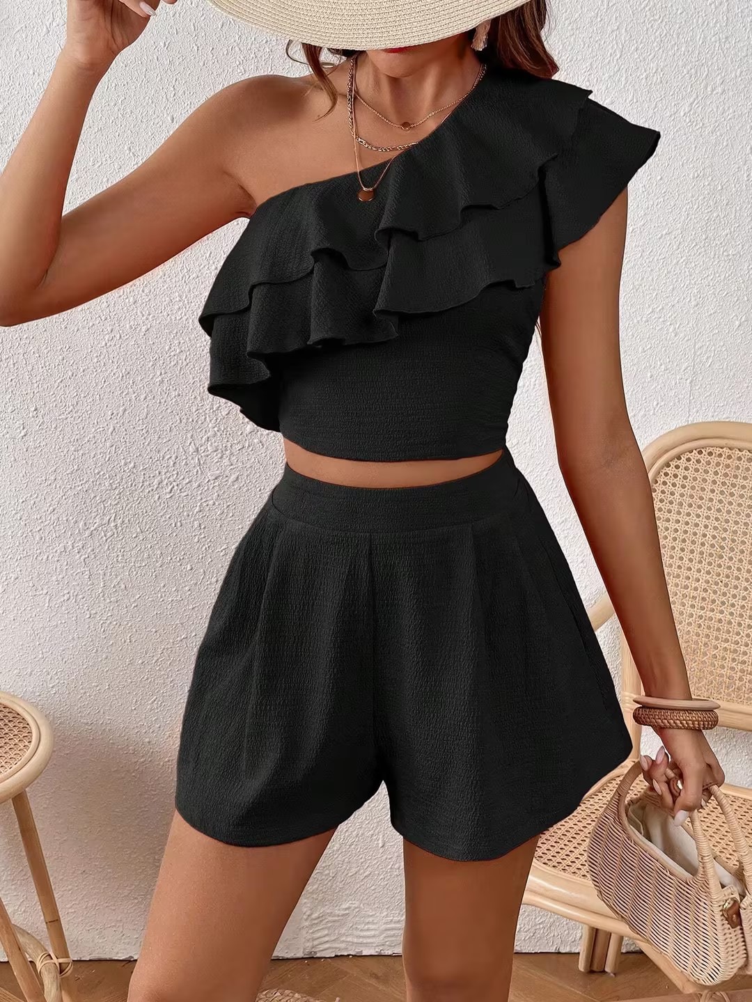 Urban Ethnic Fashion - ชุดสูทผู้หญิงลําลอง ชุดสูทสตรีมุสลิม Urban Fashion Set ชุดสูทสีดํา