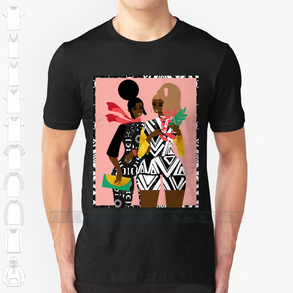 Urban Ethnic Fashion - Safari รุ่น 100% Cotton T เสื้อแอฟริกันอเมริกันสีดํา