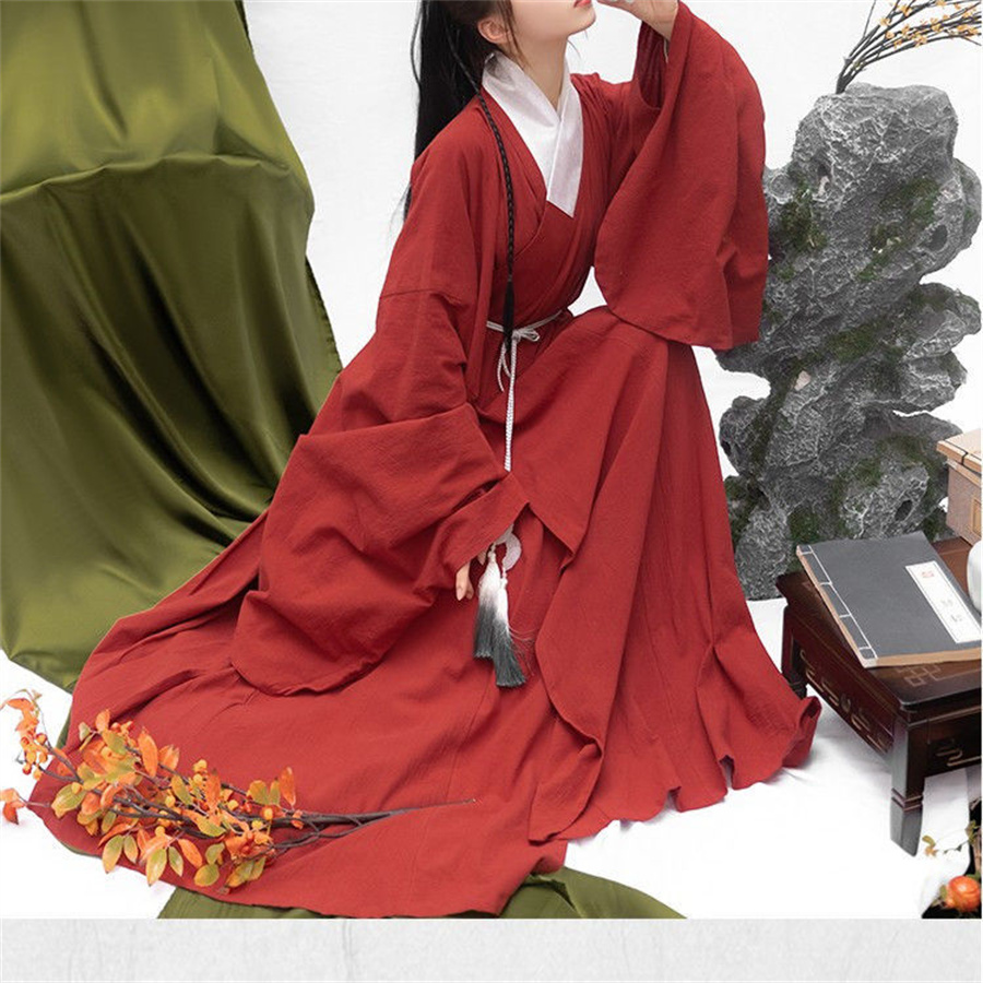 ชุดฮั่นฝูของจีนชุดเสื้อผ้าผู้ห - Ethnic Fashion Dress บทวิจารณ์และราคา