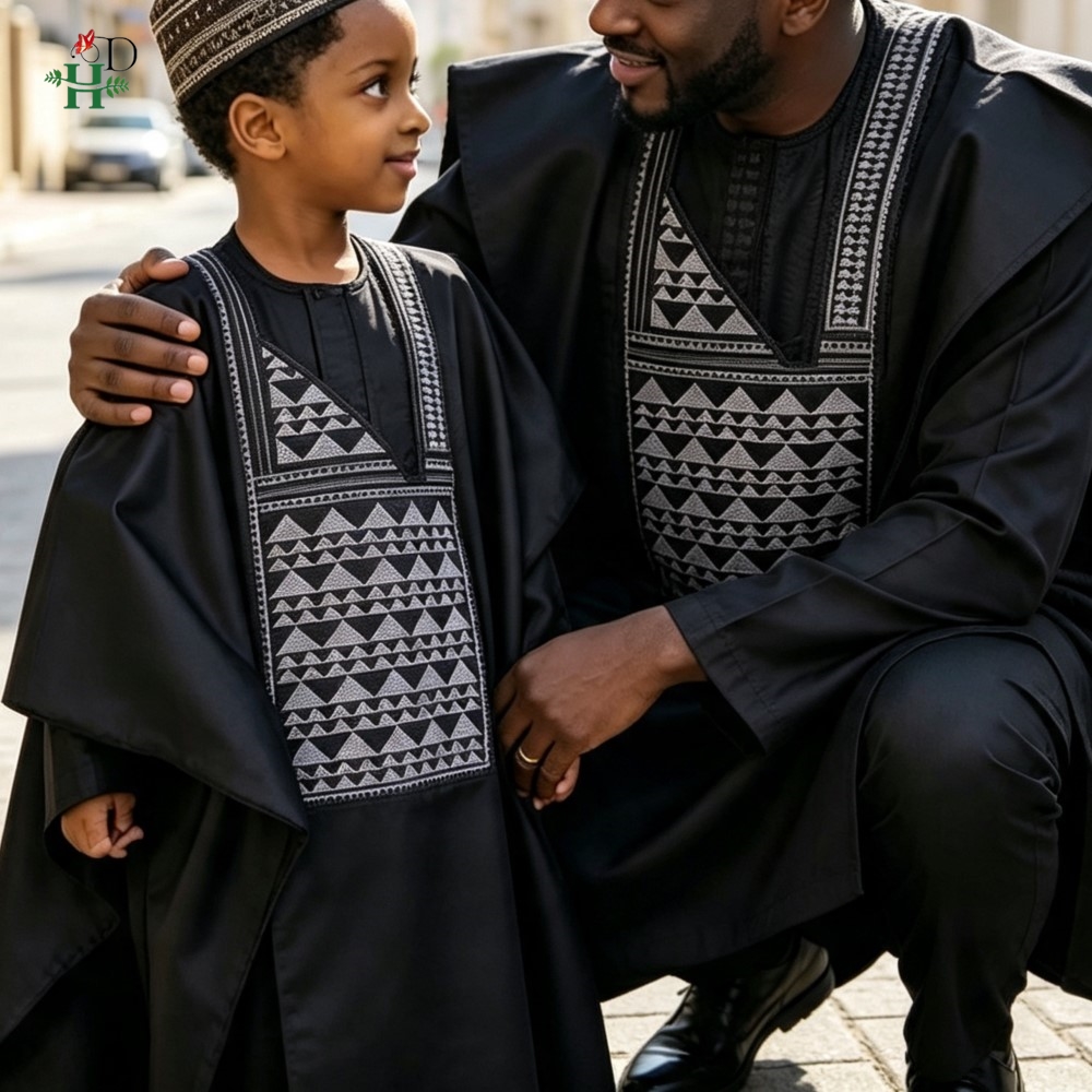 ชุดพ่อ-ลูก ชุดตุรกีลดราคา ชุดป - Boubou Men Africa บทวิจารณ์และราคา
