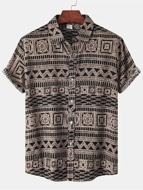 เสื้อเชิ้ตแขนสั้นลายดอกสไตล์ชา - Urban Ethnic Fashion บทวิจารณ์และราคา