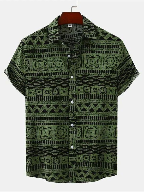 เสื้อเชิ้ตแขนสั้นลายดอกสไตล์ชา - Urban Ethnic Fashion บทวิจารณ์และราคา