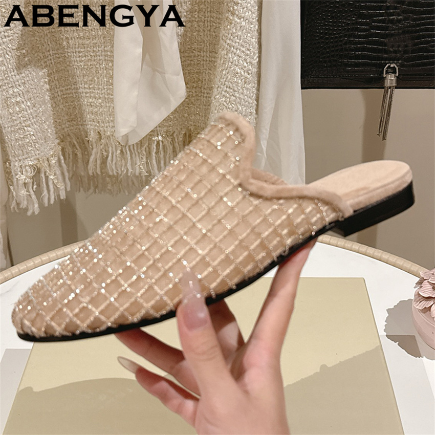 รองเท้าสลิปเปอร์แบบสวมหัวมน ผ้ - Ethnic And Fashion บทวิจารณ์และราคา