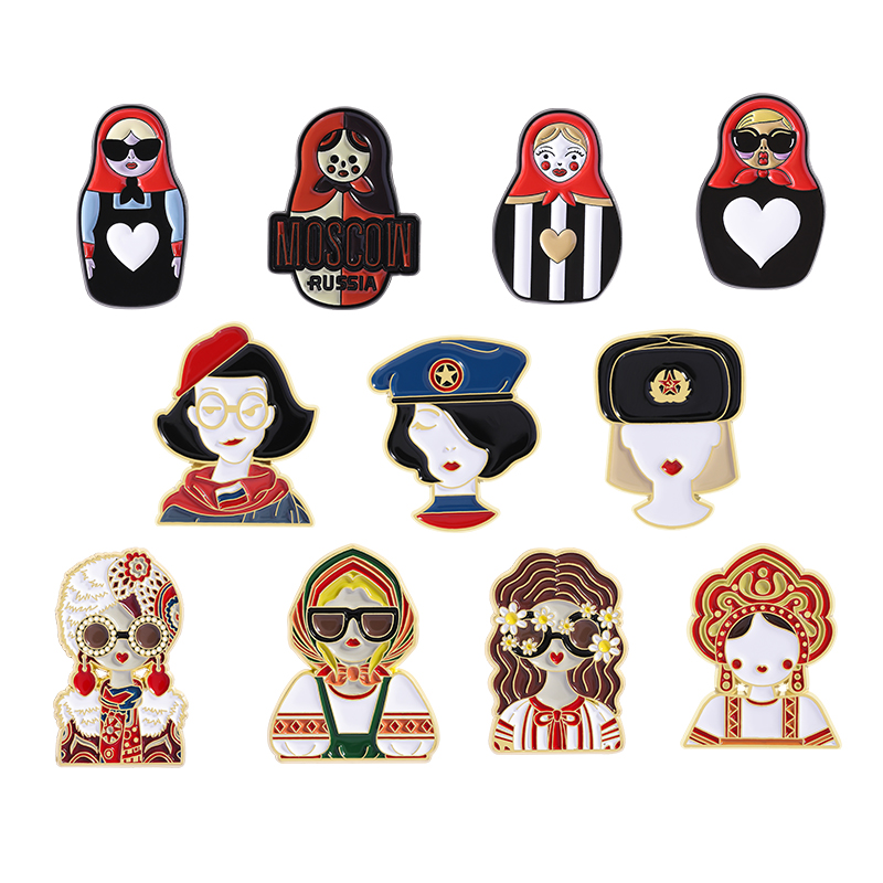 การ์ตูนสาวรัสเซียตัวละครเครื่อ - Ethnic Fashion Images บทวิจารณ์และราคา