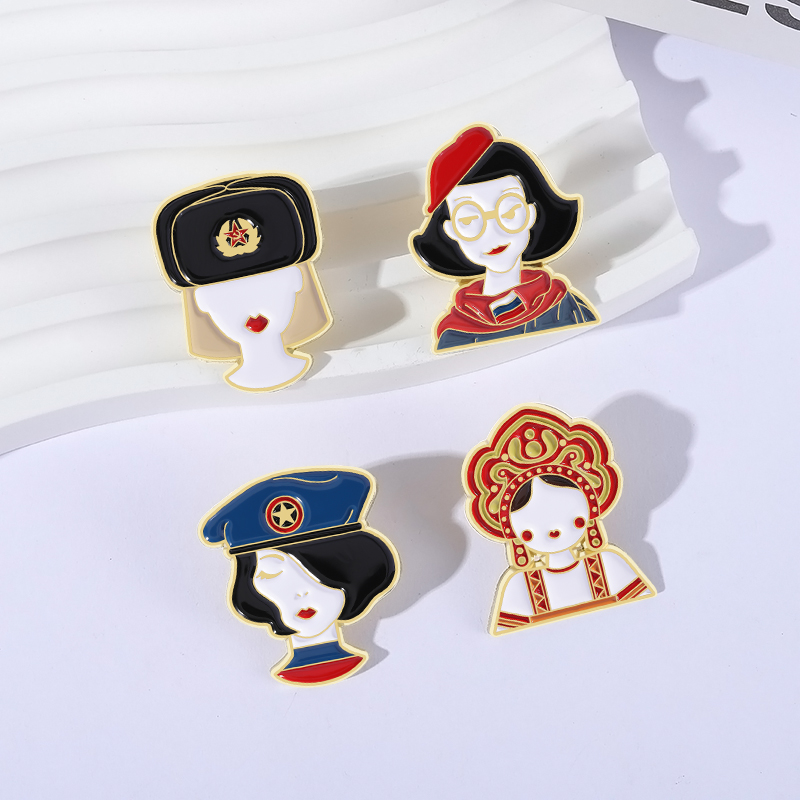 การ์ตูนสาวรัสเซียตัวละครเครื่อ - Ethnic Fashion Images บทวิจารณ์และราคา
