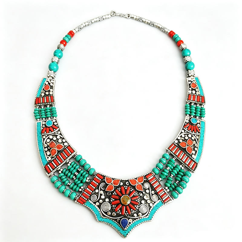 BOHO Vintage สร้อยคอคอลเลกชันท - Ethnic Fashion Com บทวิจารณ์และราคา