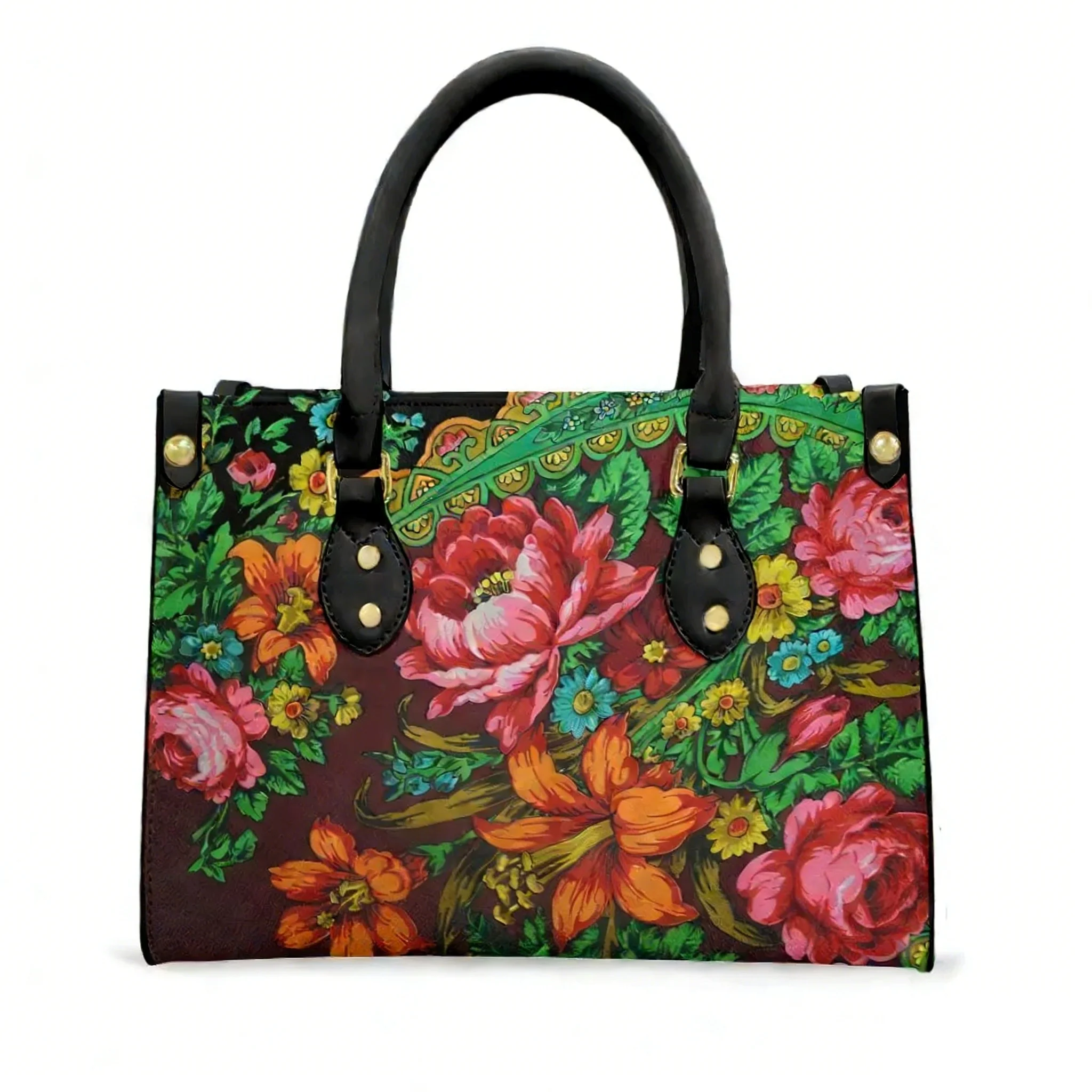กระเป๋าโท้ทลายดอกไม้สไตล์ชาติพ - Ethnic Fashion Images บทวิจารณ์และราคา