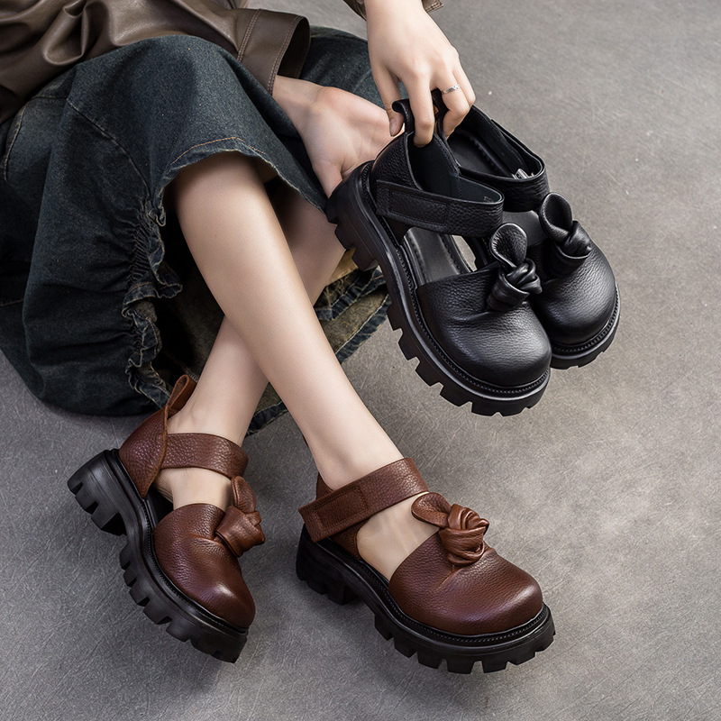 รองเท้าส้นเตารีดแบบผูกเชือกสไต - Ethnic And Fashion บทวิจารณ์และราคา