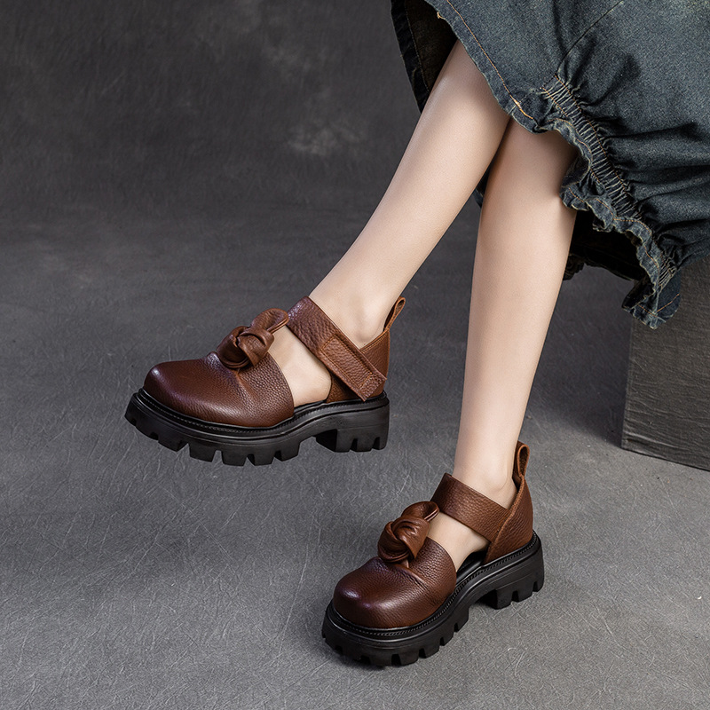 รองเท้าส้นเตารีดแบบผูกเชือกสไต - Ethnic And Fashion บทวิจารณ์และราคา