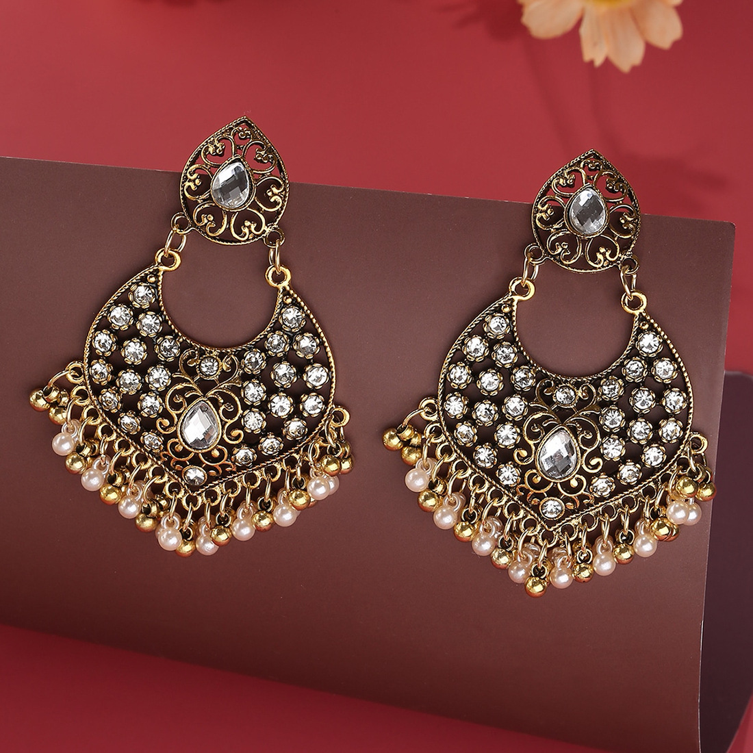 สไตล์ย้อนยุคสไตล์อินเดียระฆังโ - Ethnic Indian Fashion บทวิจารณ์และราคา
