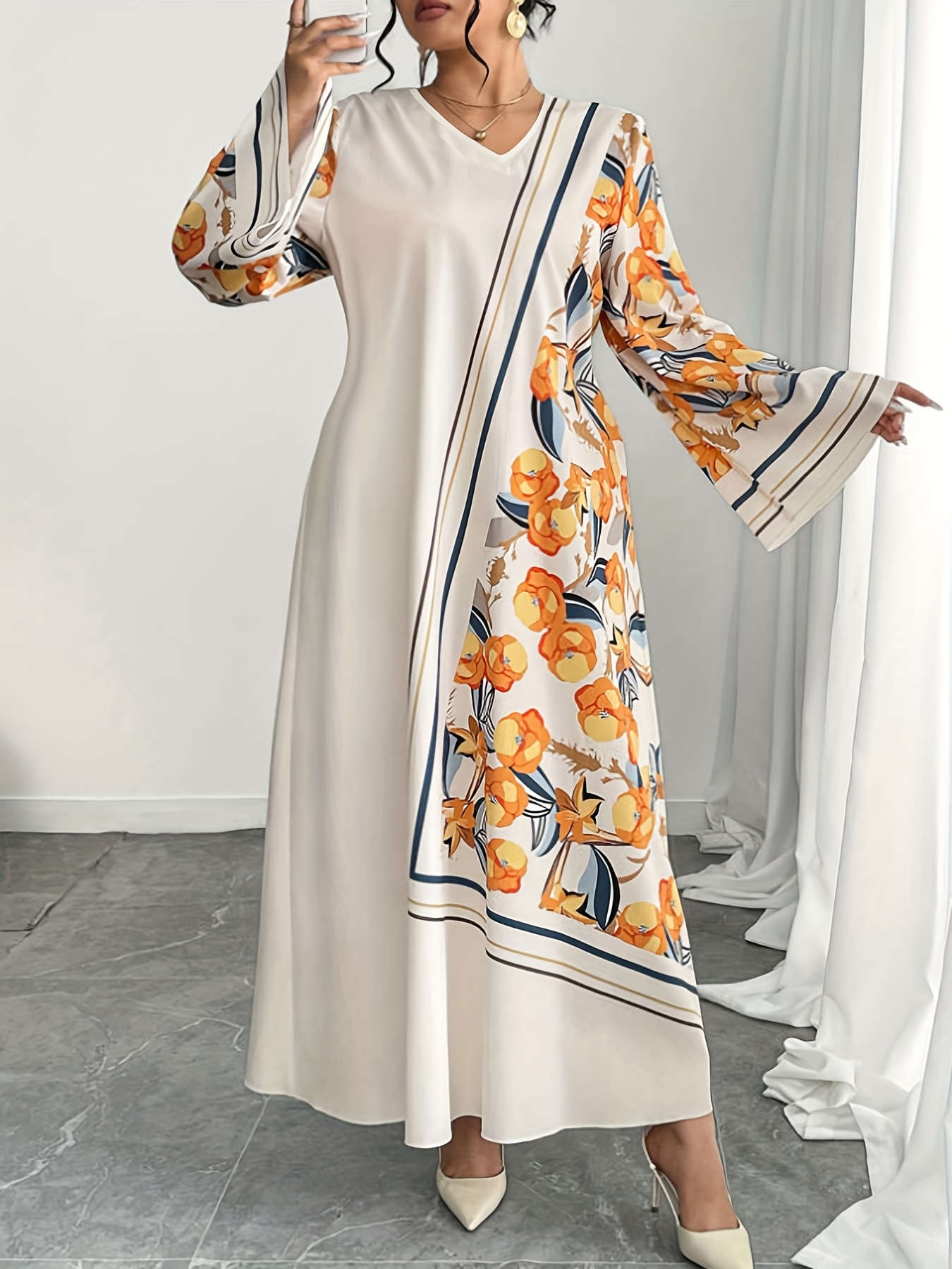 ชุดเดรสสไตล์ตะวันออกกลางสำหรับ - Ethnic Fashion Dress บทวิจารณ์และราคา