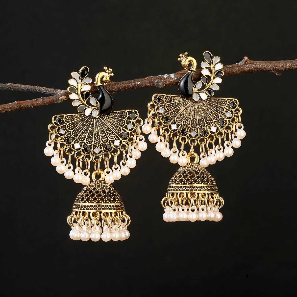Vintage โบราณอินเดียหยดน้ำมันน - Ethnic Indian Fashion บทวิจารณ์และราคา