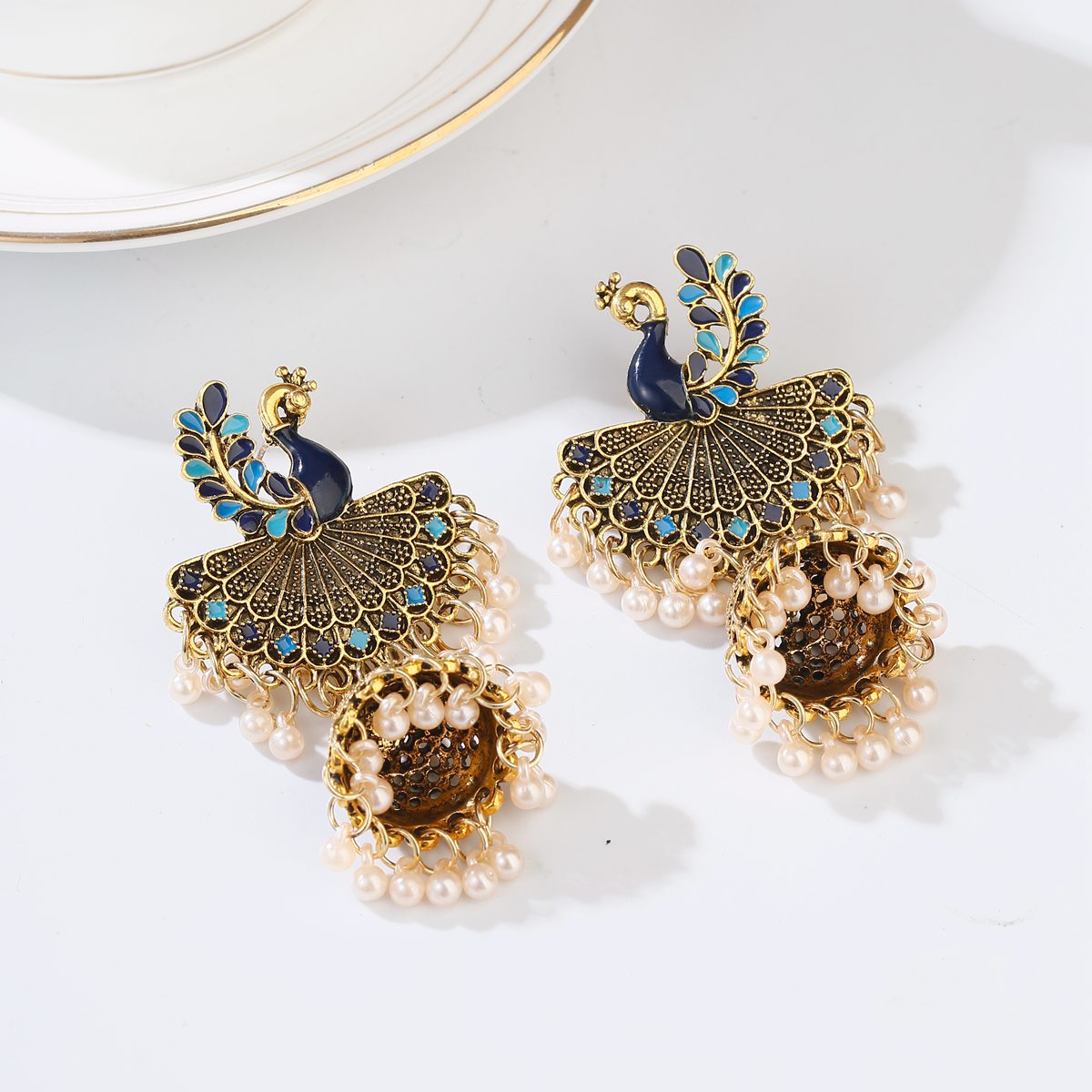 Vintage โบราณอินเดียหยดน้ำมันน - Ethnic Indian Fashion บทวิจารณ์และราคา