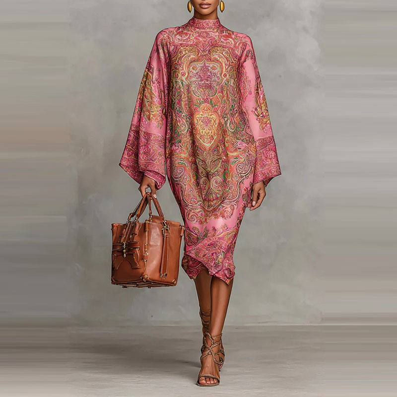 เดรสลำลองสไตล์เอธนิคพิมพ์ลายสำ - Ethnic Fashion Runway บทวิจารณ์และราคา