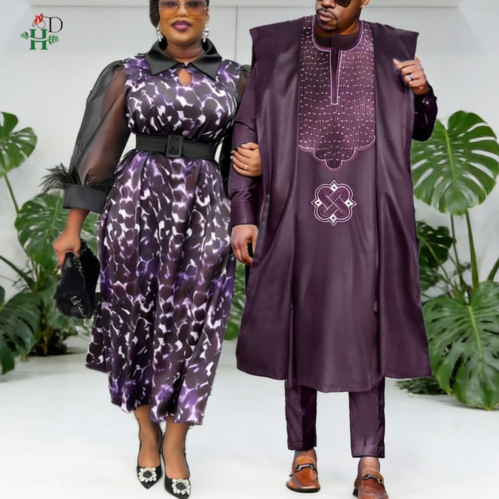ชุดคู่รักแอฟริกันปี 2026 สำหรั - Boubou Men Africa บทวิจารณ์และราคา