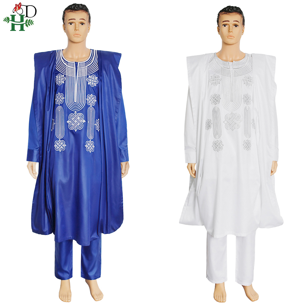 H & D แอฟริกันสําหรับชาย Robe  - Boubou Men Africa บทวิจารณ์และราคา
