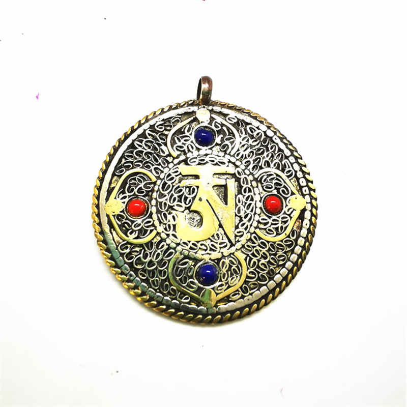 ทิเบต OM Amulet จี้เครื่องประด - Ethnic Fashion Com บทวิจารณ์และราคา